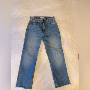 Abercrombie and Fitch - the ankle straight ultra high rise